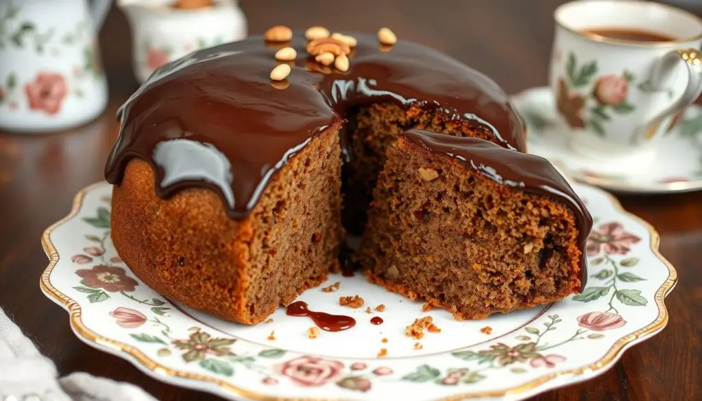 Idealnie upieczony piernik z herbatą siostry Anastazji z błyszczącą polewą czekoladową