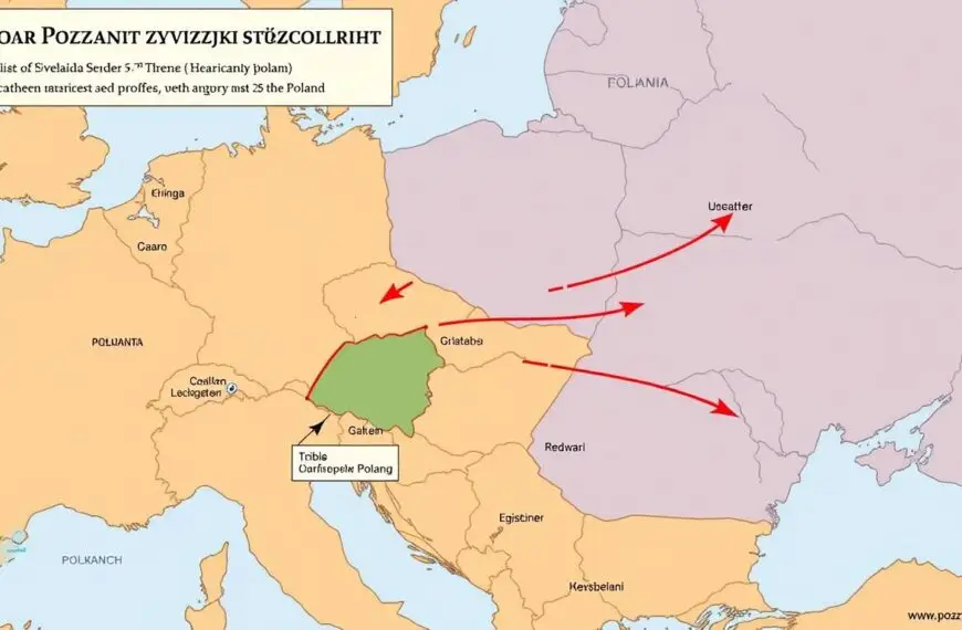 Mapa przedstawiająca migracje plemion słowiańskich na tereny dzisiejszej Polski, kto wymyślił język polski