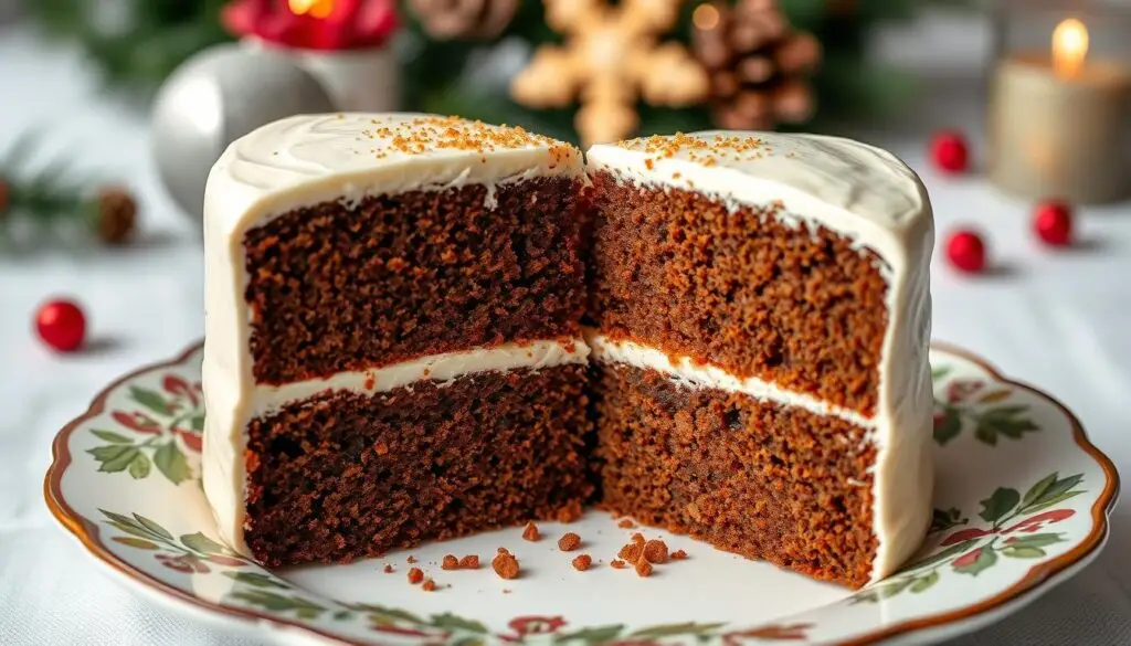 Piernik z masą grysikową siostry Anastazji przekrojony na pół