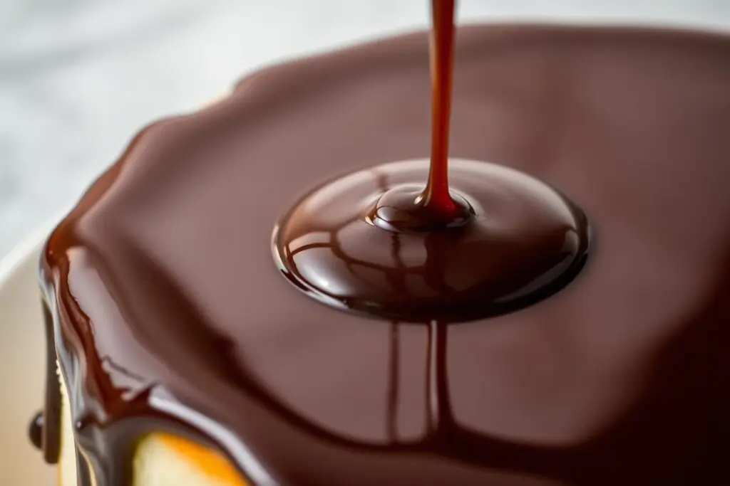 Polewa czekoladowa z galaretką na cieście siostry Anastazji