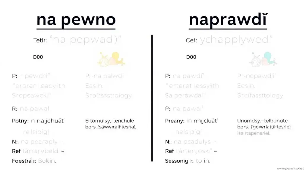 Porównanie pisowni 'na pewno' i 'naprawdę' z wyjaśnieniem różnic