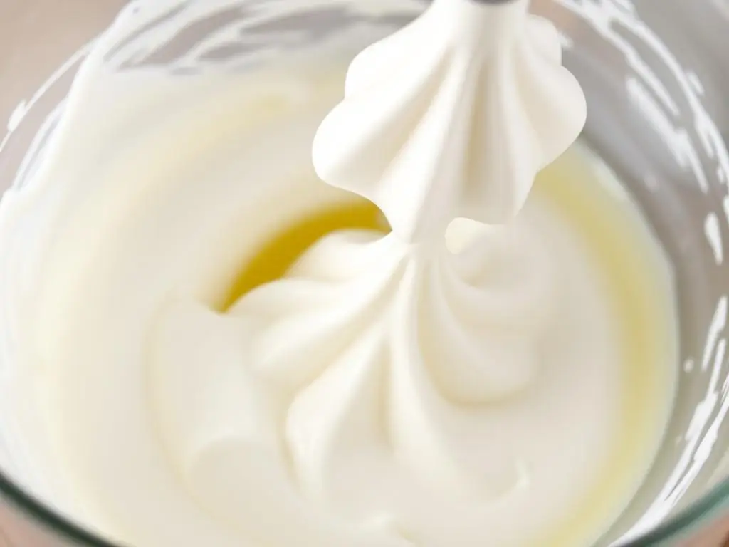 Prawidłowo ubite białka na sztywną pianę do ciasta Oczy Carycy