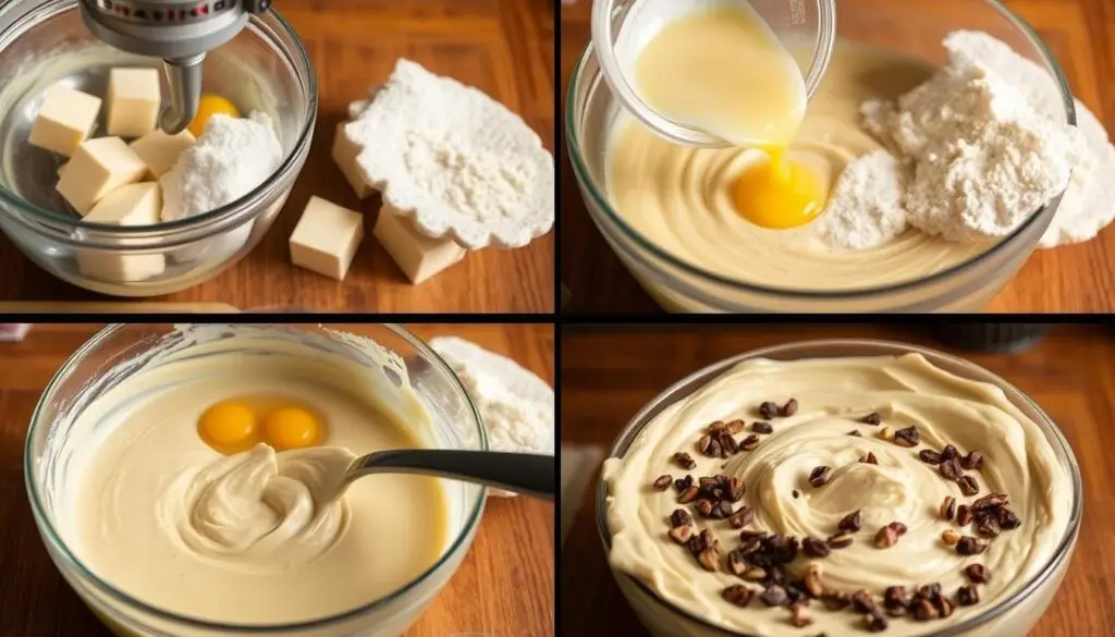 Proces przygotowania ciasta na keks Siostry Anastazji