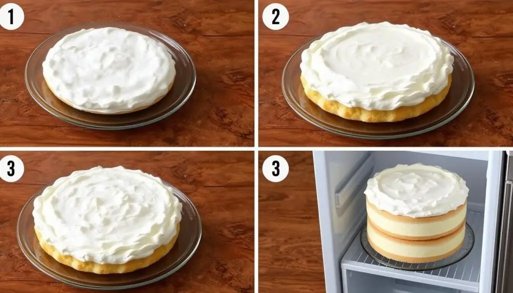 Proces składania całego ciasta pani Walewska siostry Anastazji z orzechami