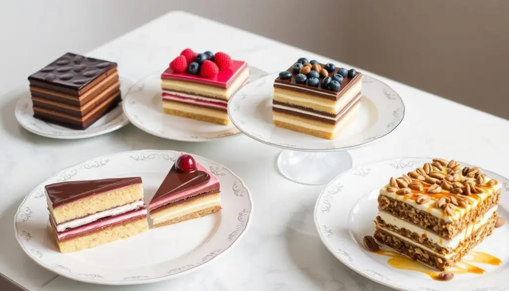 Różne warianty ciasta kostka alpejska siostry anastazji z dodatkami