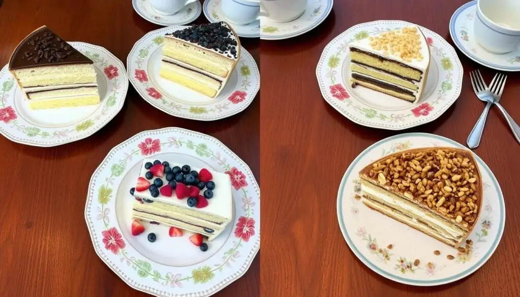 Różne warianty ciasta niebo w gębie siostry Anastazji