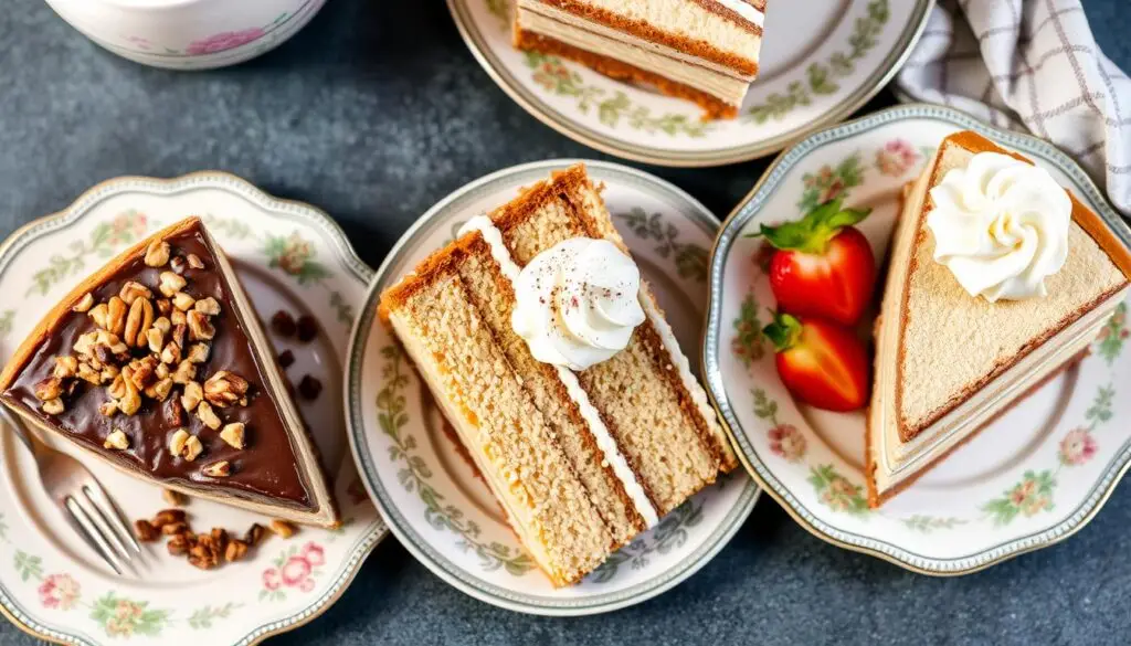 Różne warianty ciasta z ptasim mleczkiem Różne warianty ciasta z ptasim mleczkiem