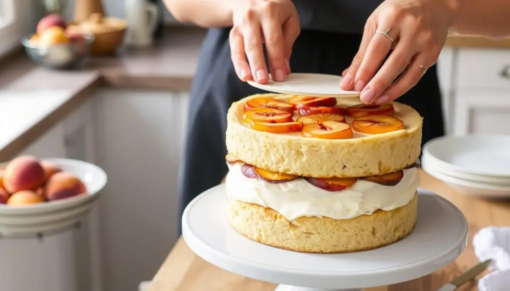 Składanie warstw ciasta biała dama siostry anastazji