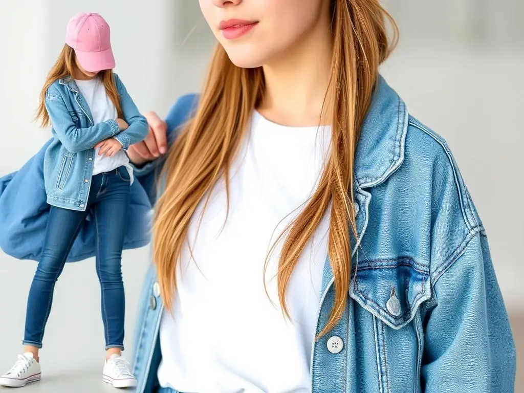 Stylówki dla nastolatek z różową czapką z daszkiem