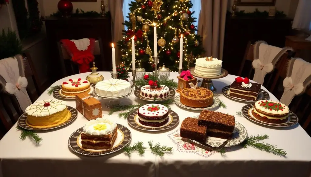 Tradycyjne ciasta na Boże Narodzenie Siostry Anastazji na świątecznym stole Tradycyjne ciasta na Boże Narodzenie Siostry Anastazji na świątecznym stole