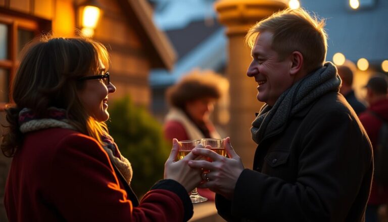 Osoby witające się słowem serwus, tradycyjne powitanie w Polsce