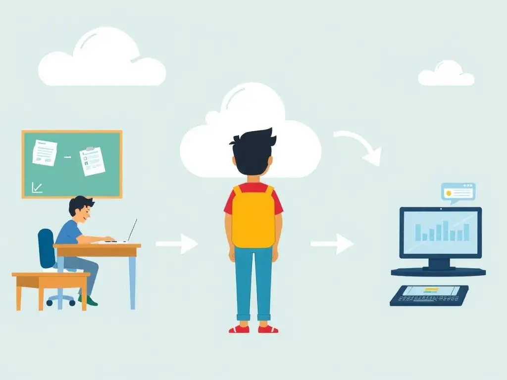 Proces przeniesienia do szkoły w chmurze w trakcie roku szkolnego