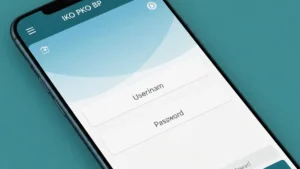 Ekran logowania aplikacji IKO PKO BP na smartfonie - pola do wpisania loginu i hasła