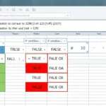 Interfejs Excel z funkcją JEŻELI w pasku formuły pokazujący warunki warunkowe