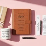 Zestaw pomysłów na prezenty dla nauczyciela angielskiego – książka, kubek, notes i personalizowana dekoracja