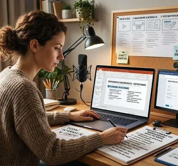 Jak prowadzić webinary dla wolontariuszy i uczestników kursów bez instalowania dodatkowych programów